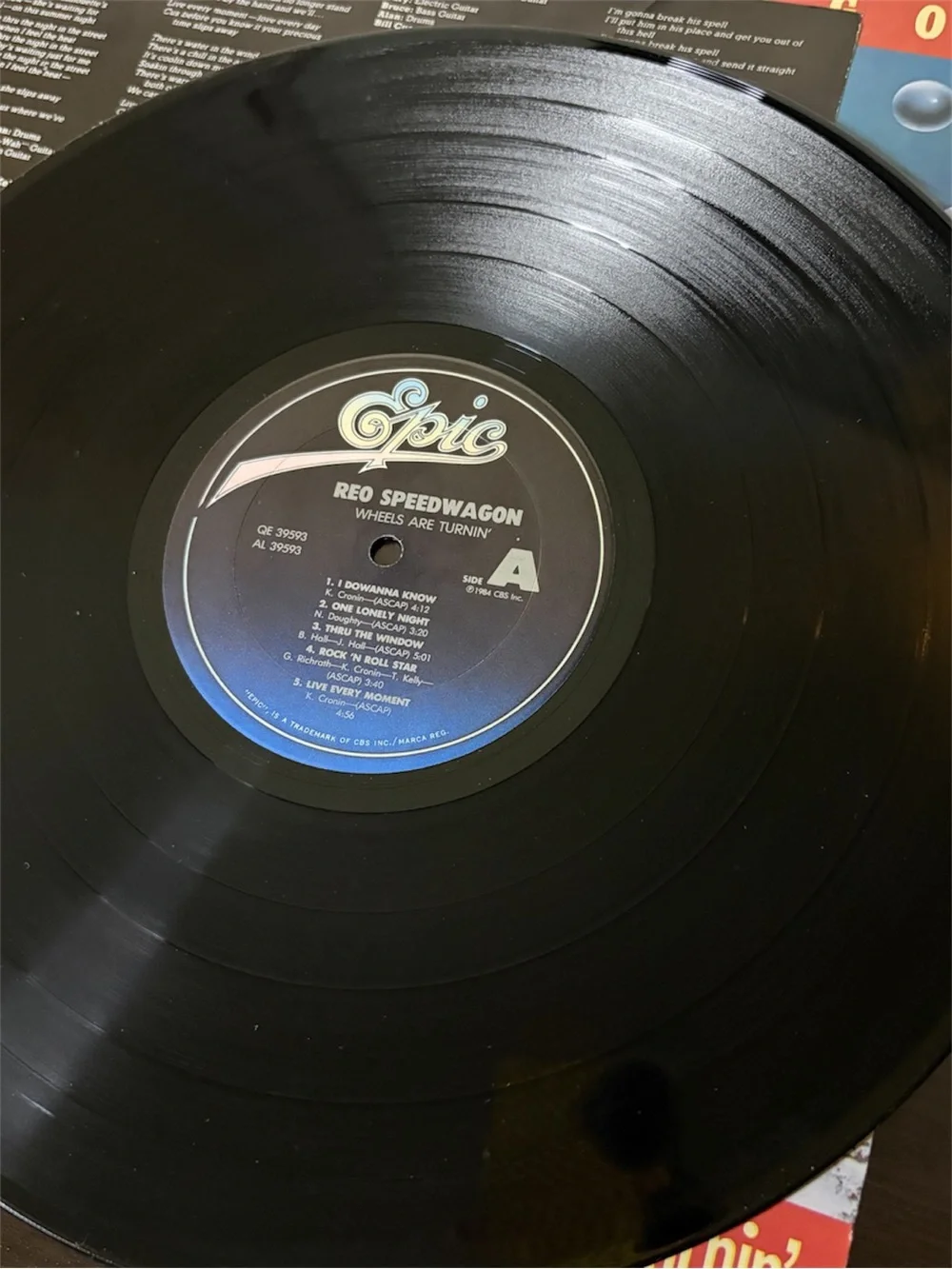 REO Speedwagon LP Vinyl